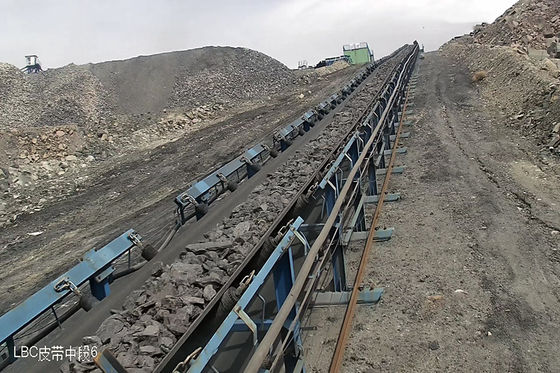 สายพานลำเลียงโค้งระยะไกลสำหรับการจัดการวัสดุจำนวนมาก