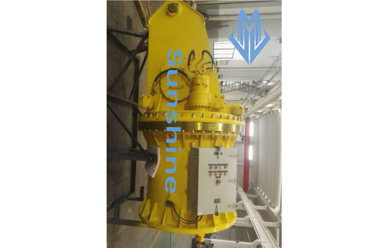 0.85t31m ไฟฟ้าไฮดรอลิกยืดไสลด์บูมเครนทางทะเลสำหรับเรือบริการนอกชายฝั่ง