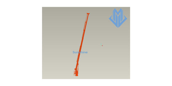 3t30m Telescopic Boom Marine Crane สำหรับเรือเอนกประสงค์บนเรือ