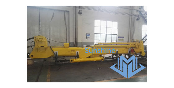 3t30m Telescopic Boom Marine Crane สำหรับเรือเอนกประสงค์บนเรือ