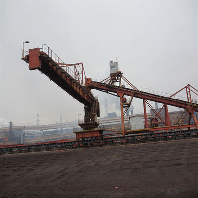 ที่มีประสิทธิภาพสูง Slewing Cantilever Stockyard Stacker สำหรับการจัดการถ่านหิน