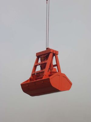 Clamshell Grab Bucket ที่ควบคุมด้วยรีโมทไร้สาย 15 ลูกบาศก์เมตร