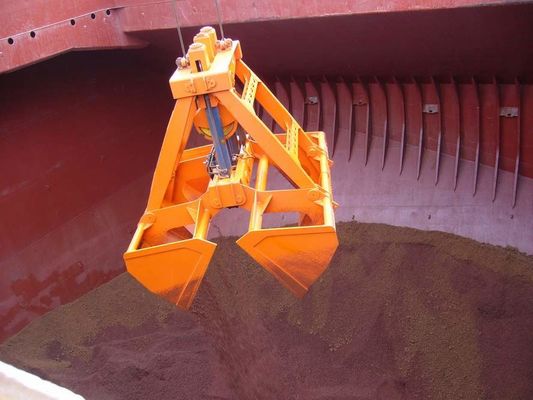 Clamshell Grab Bucket ที่ควบคุมด้วยรีโมทไร้สาย 15 ลูกบาศก์เมตร