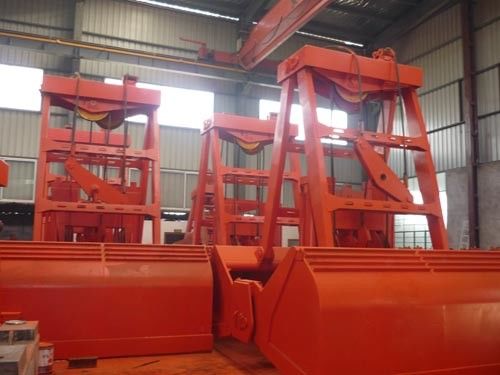 Clamshell Grab Bucket ที่ควบคุมด้วยรีโมทไร้สาย 15 ลูกบาศก์เมตร