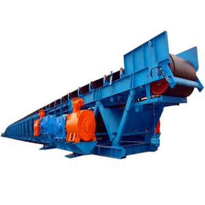 Telescopic Bulk Handling Conveyor ความสูงของการปลดปล่อยที่ปรับได้