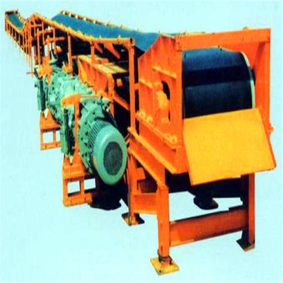Telescopic Bulk Handling Conveyor ความสูงของการปลดปล่อยที่ปรับได้