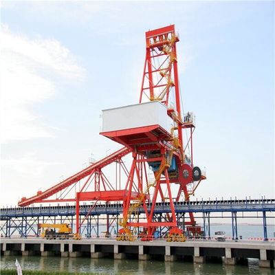 Heavy Duty Grab Type Ship Unloader System สำหรับการขนถ่ายถ่านหินจาก Ship