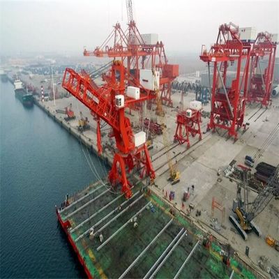 ประเภทสายพานประสิทธิภาพสูง Ship Loader Bulk Materials Continue Loading