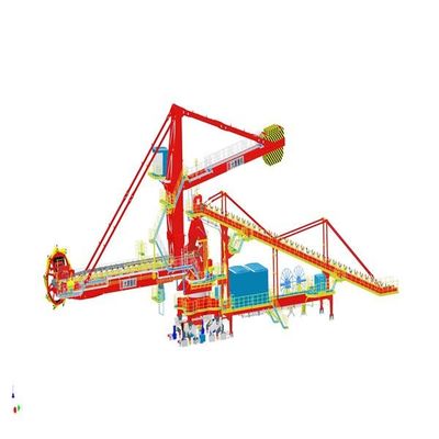 ระบบ stacker และ reclaimer ความจุ 1000tph สำหรับโรงไฟฟ้า