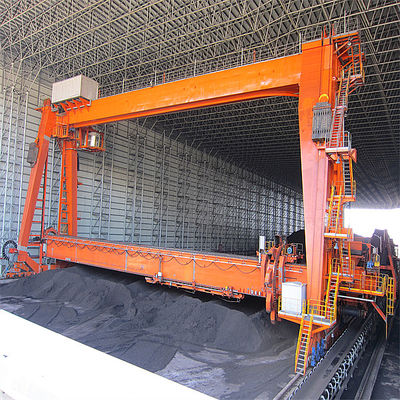 Gantry Type Bucket Wheel Stacking System สำหรับคลังสินค้าตามยาว