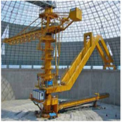 รถ stacker คลังสินค้าความจุ 1500 Tph และรีเคลมสำหรับการจัดการถ่านหิน