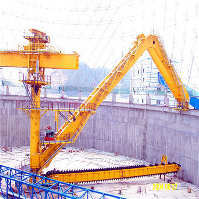 รถ stacker คลังสินค้าความจุ 1500 Tph และรีเคลมสำหรับการจัดการถ่านหิน