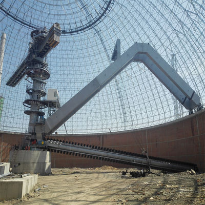 ความจุ 2000 Tph Stacker Stockyard และ Reclaimer สำหรับการจัดการวัสดุจำนวนมาก