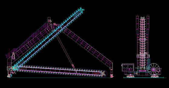 Gantry Type Scraper Reclaimer สำหรับการจัดการสินค้าจำนวนมากใน Stockyard