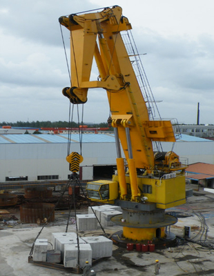 บูมสนับมือไฮดรอลิกไฟฟ้า Offshore Crane Engineering เรือเอนกประสงค์